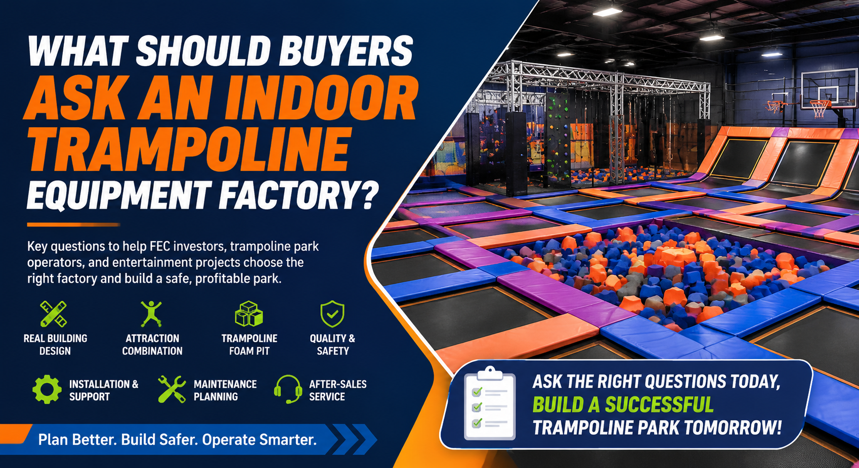 What Should Buyers Ask an Indoor Trampoline Equipment Factory?