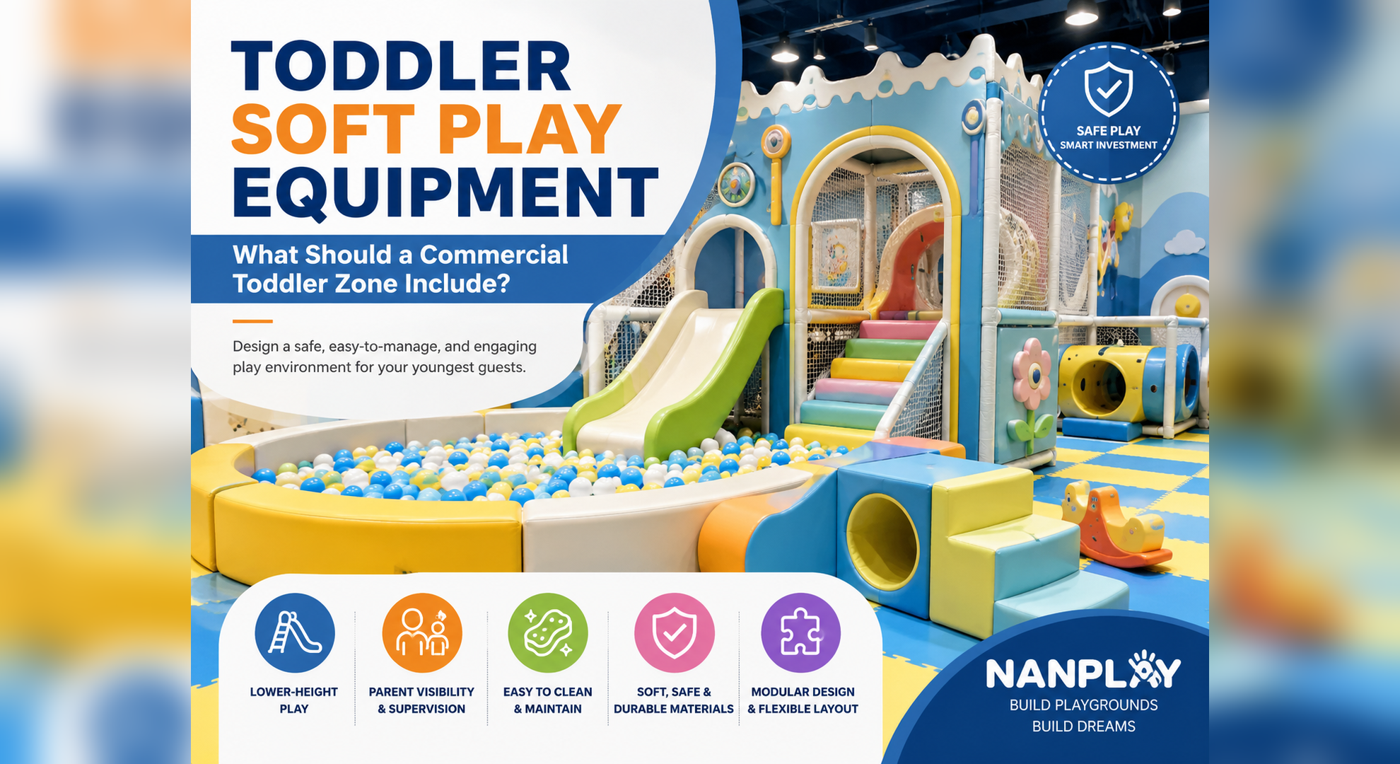 Toddler Soft Play Equipment: What Should a Commercial Toddler Zone Include?