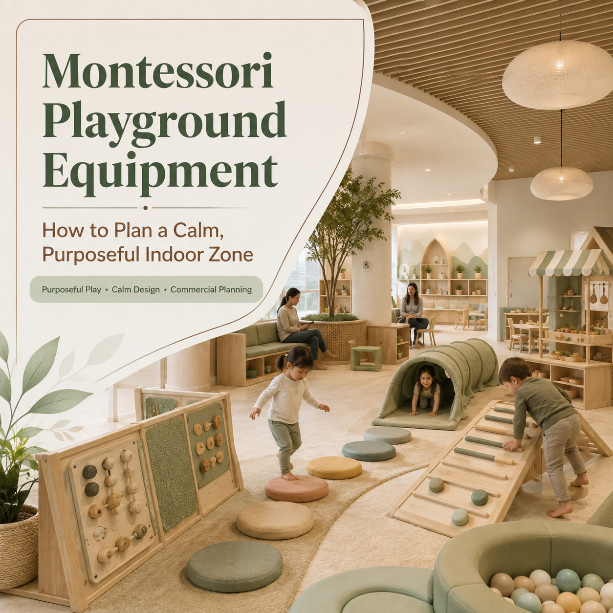 Montessori Playground Equipment: How to Plan a Calm, Purposeful Indoor Zone